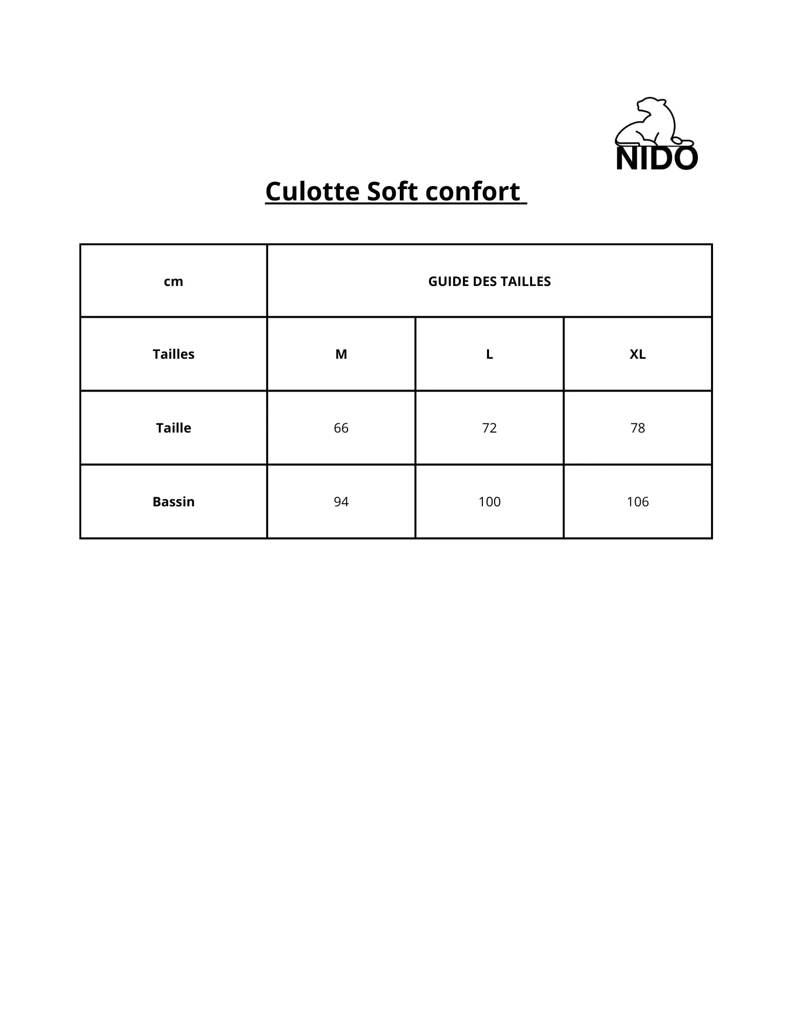 Culottes Soft confort (Lot de 3) - Nidostyle